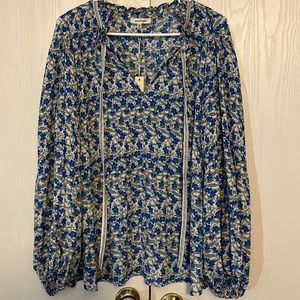 Max Studio Floral L/S Blouse